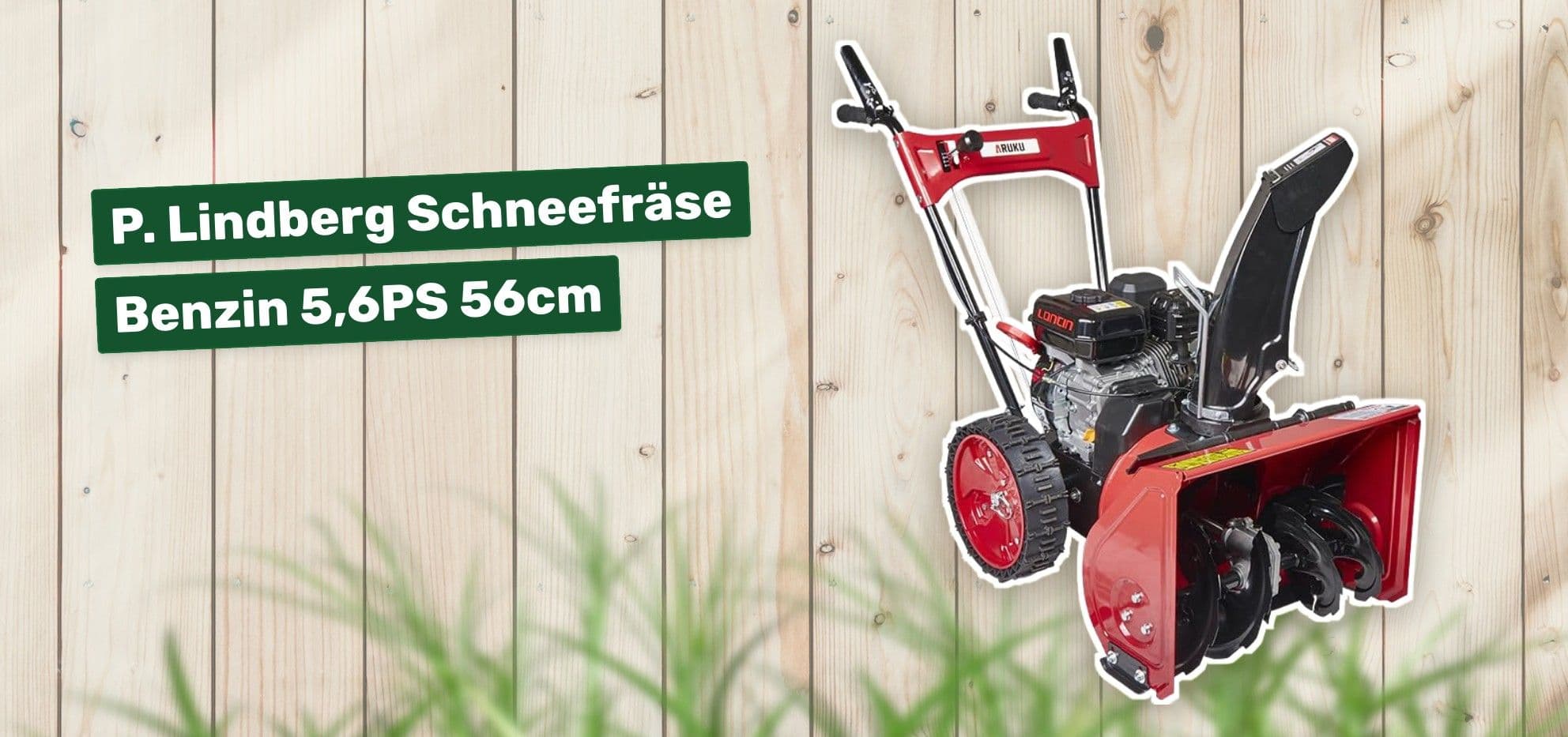 P. Lindberg Schneefräse Benzin 5,6PS 56cm
