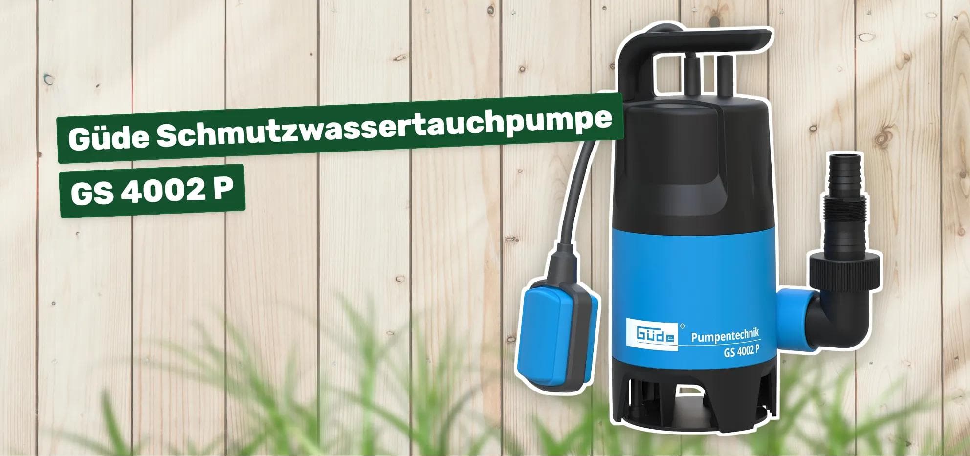 Güde Schmutzwassertauchpumpe GS 4002 P
