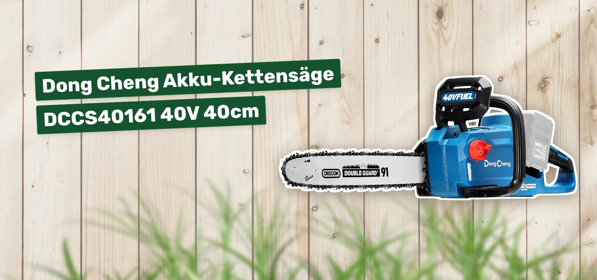 Dong Cheng Akku-Kettensäge DCCS40161 40V 40cm