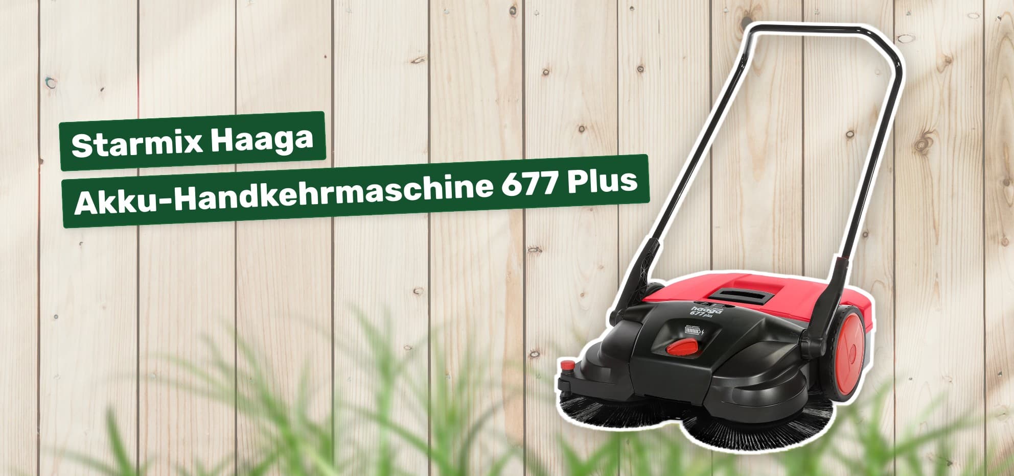 Starmix Haaga Akku-Handkehrmaschine 677 Plus