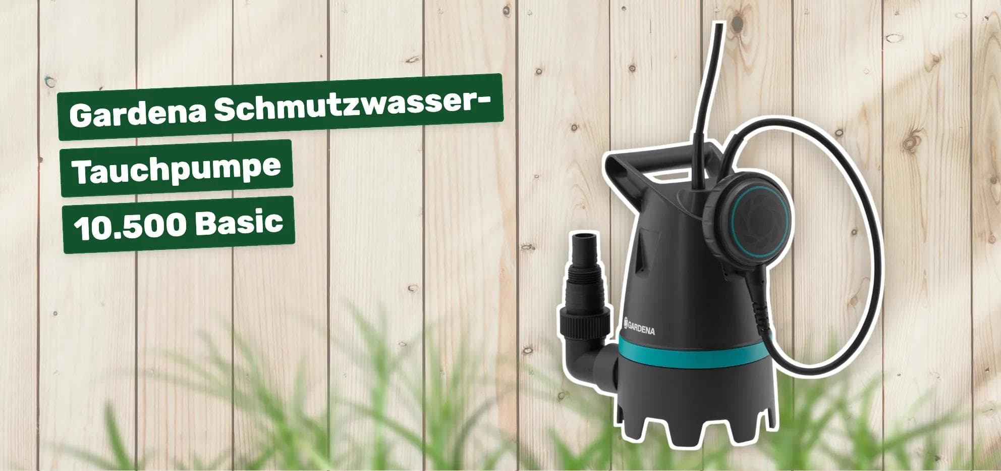 Gardena Schmutzwasser-Tauchpumpe 10.500 Basic