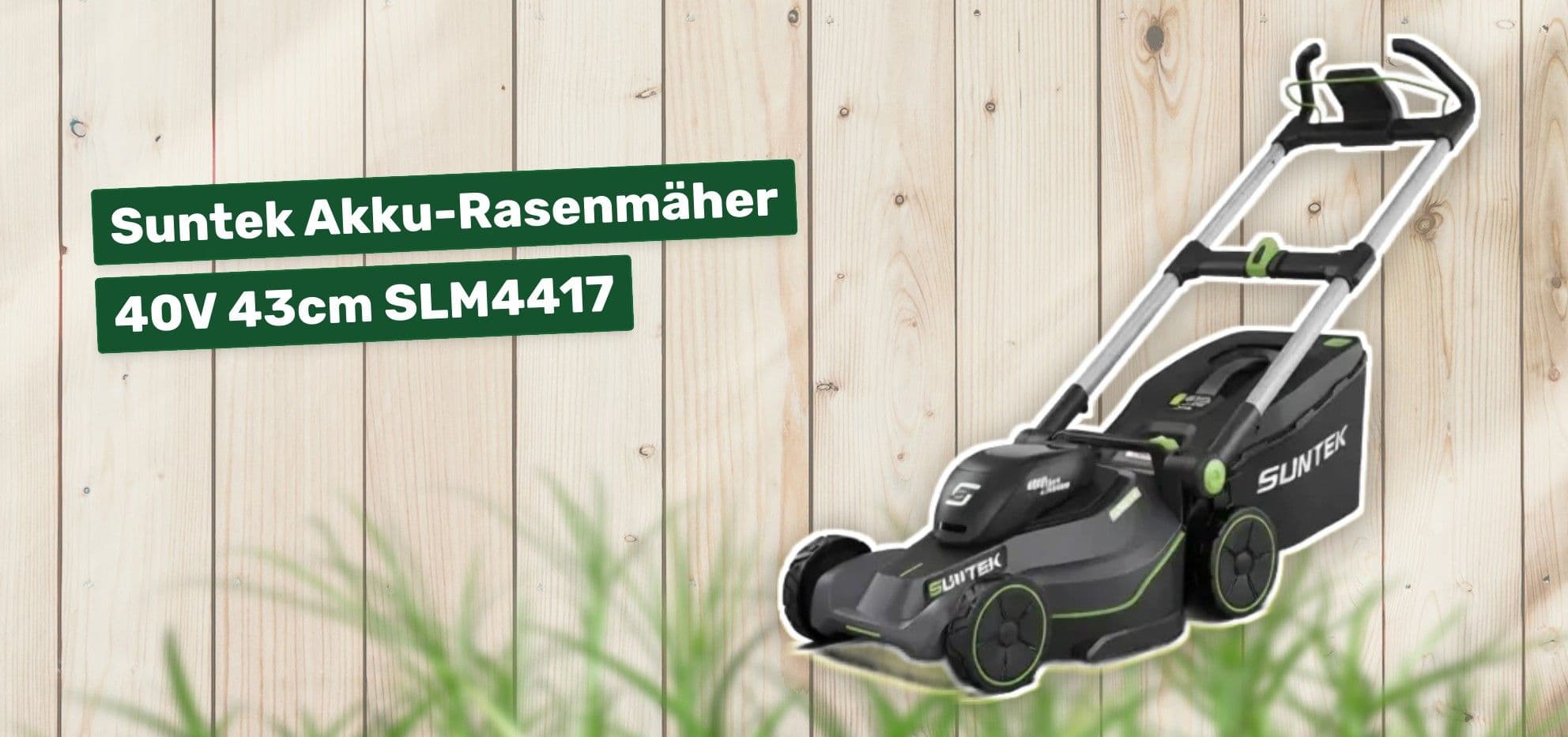 Suntek Akku-Rasenmäher 40V 43cm SLM4417
