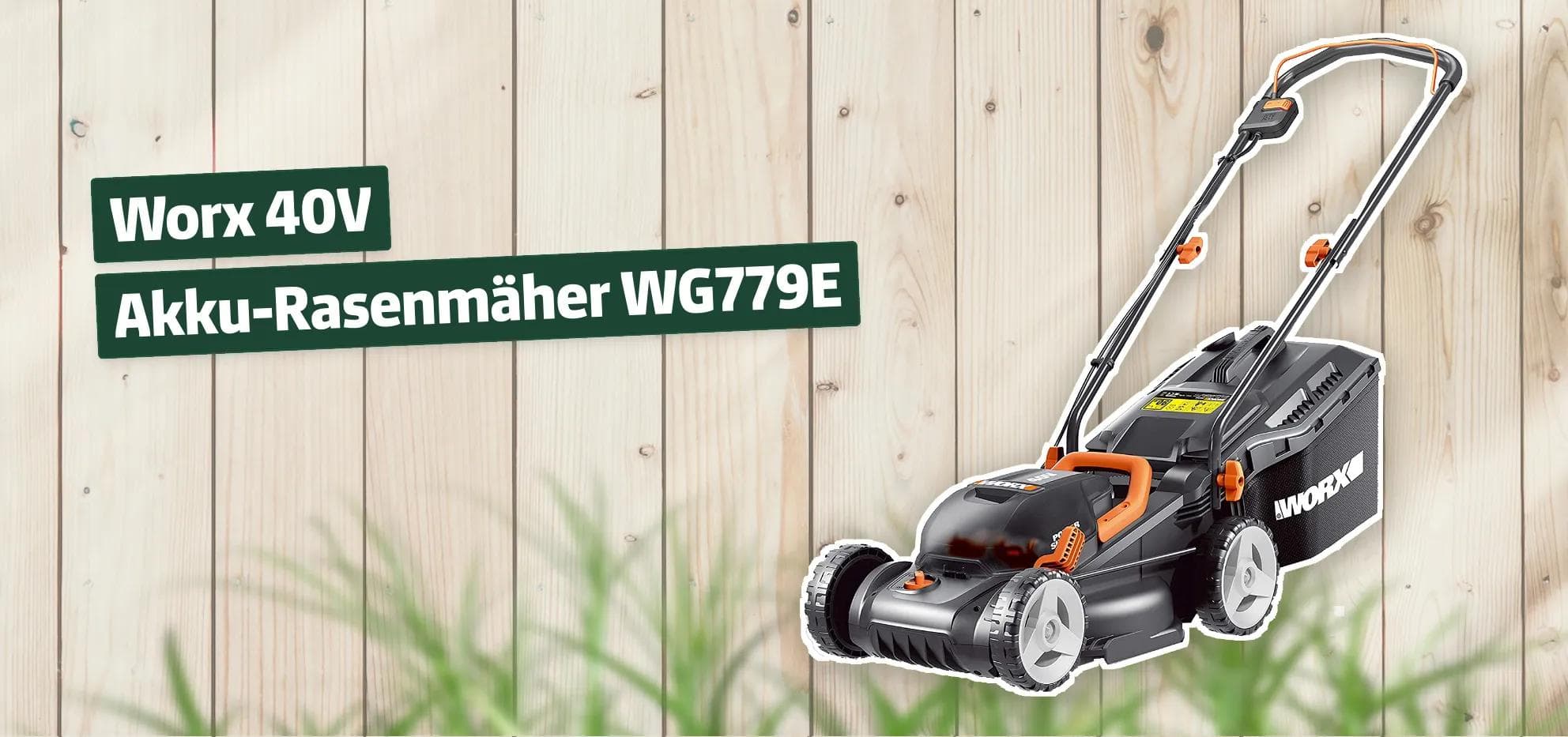 Worx 40V Akku-Rasenmäher WG779E