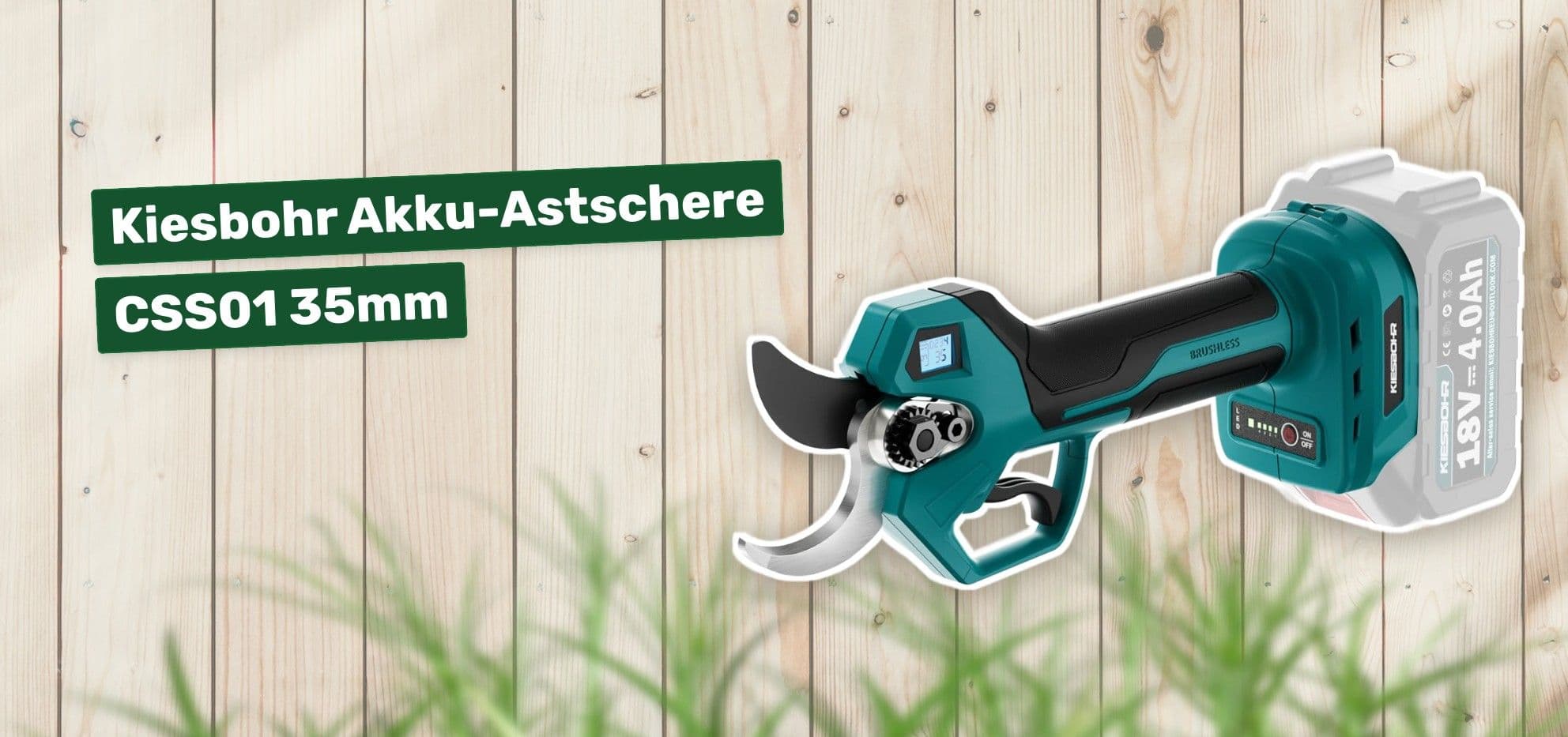 Kiesbohr Akku-Astschere CSS01 35mm
