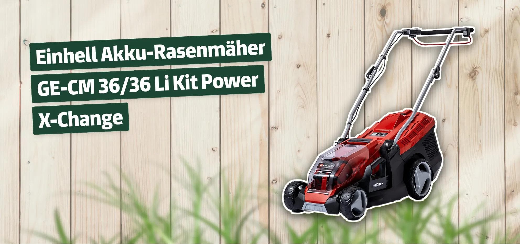 Einhell Akku-Rasenmäher GE-CM 36/36 Li Kit Power X-Change
