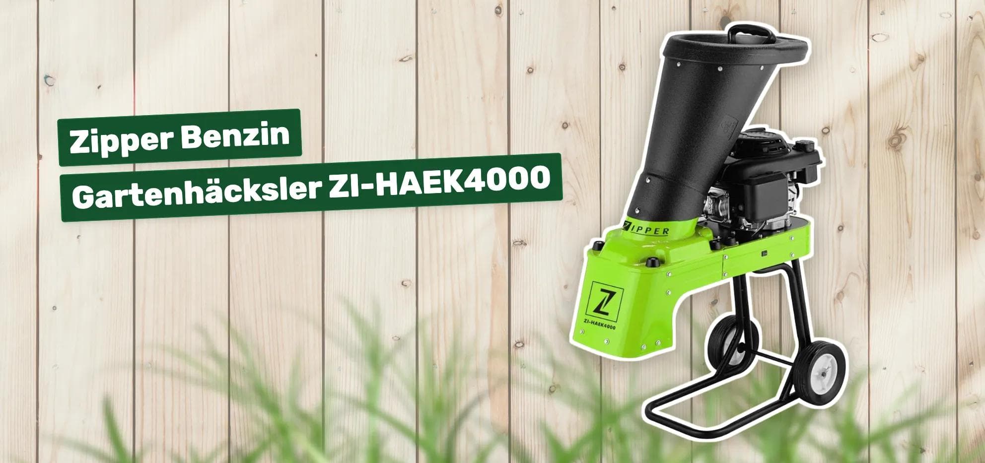 Zipper Benzin Gartenhäcksler ZI-HAEK4000