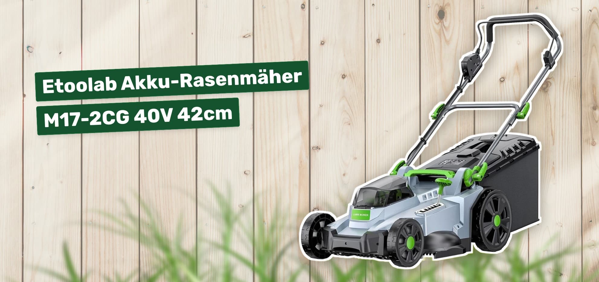 Etoolab Akku-Rasenmäher M17-2CG 40V 42cm