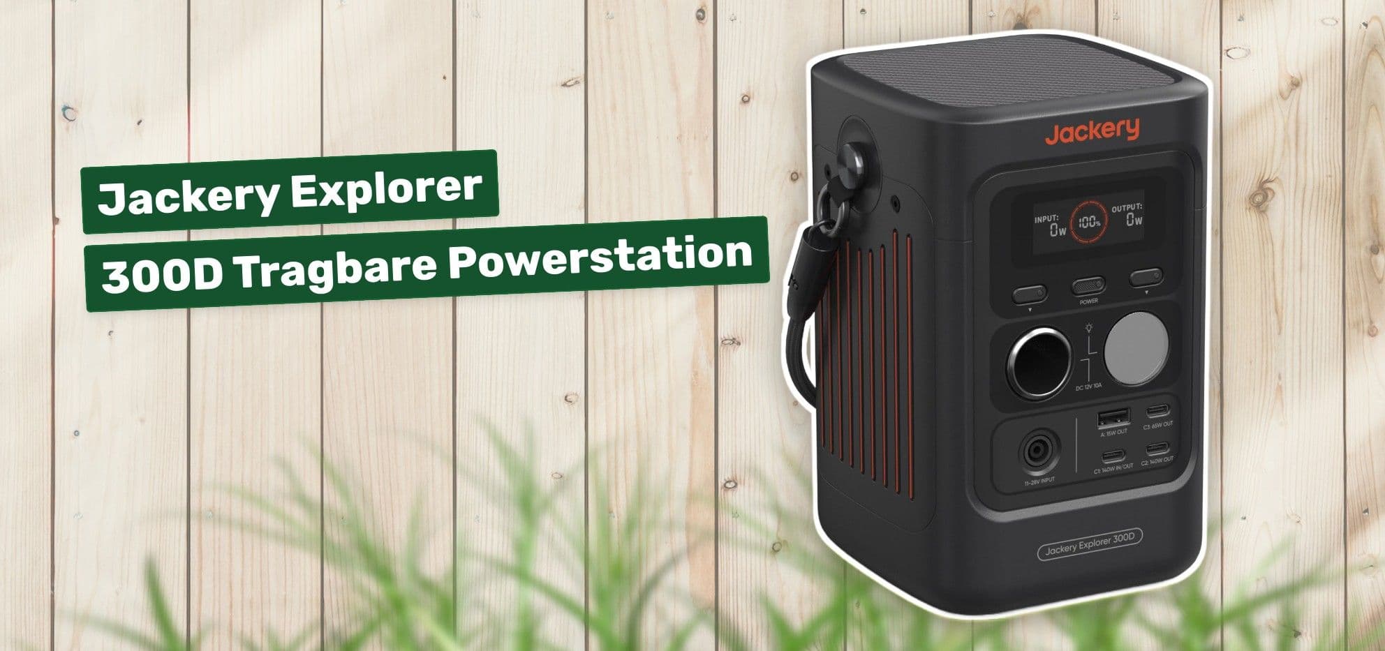 Jackery Explorer 300D Tragbare Powerstation