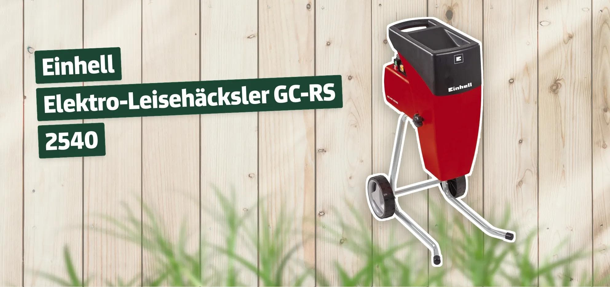Einhell Elektro-Leisehäcksler GC-RS 2540