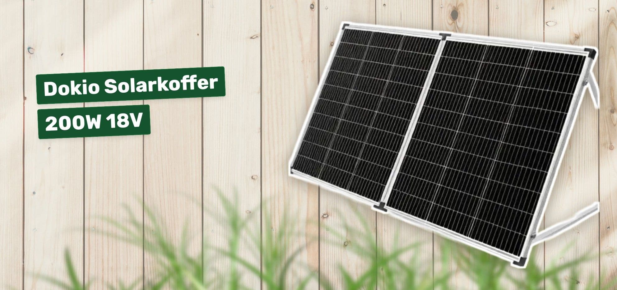 Dokio Solarkoffer 200W 18V