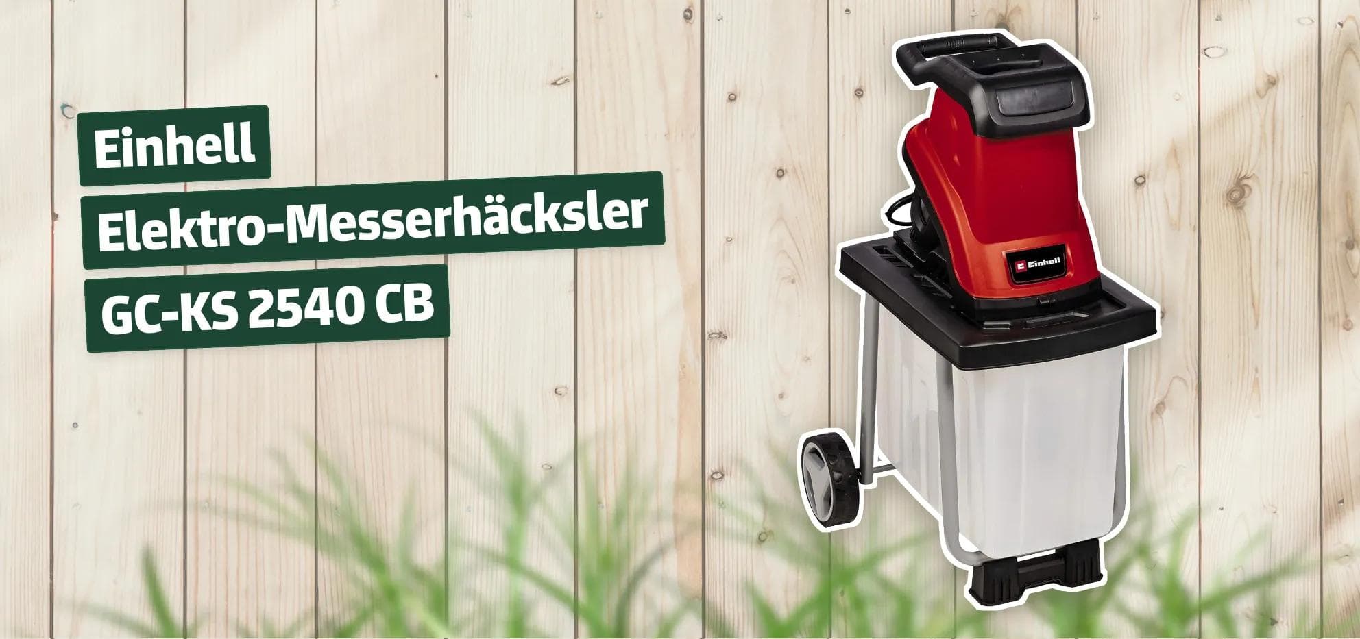 Einhell Elektro-Messerhäcksler GC-KS 2540 CB