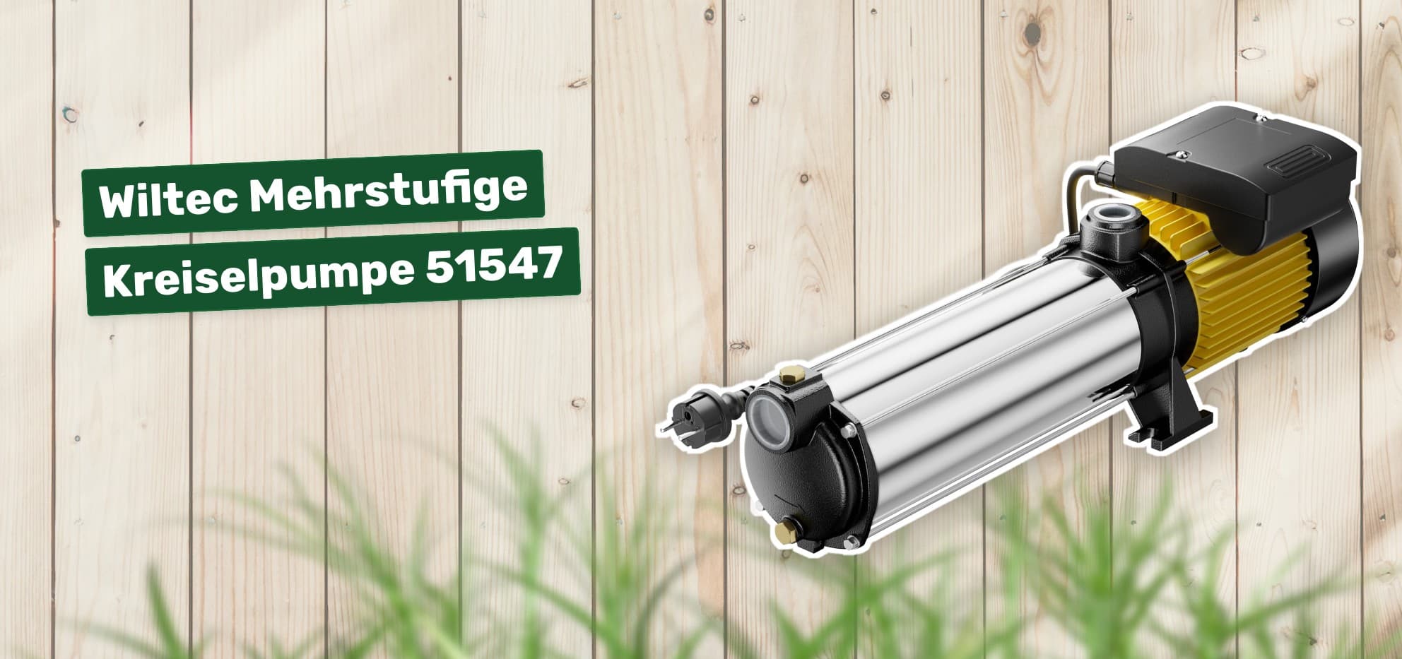 Wiltec Mehrstufige Kreiselpumpe 51547