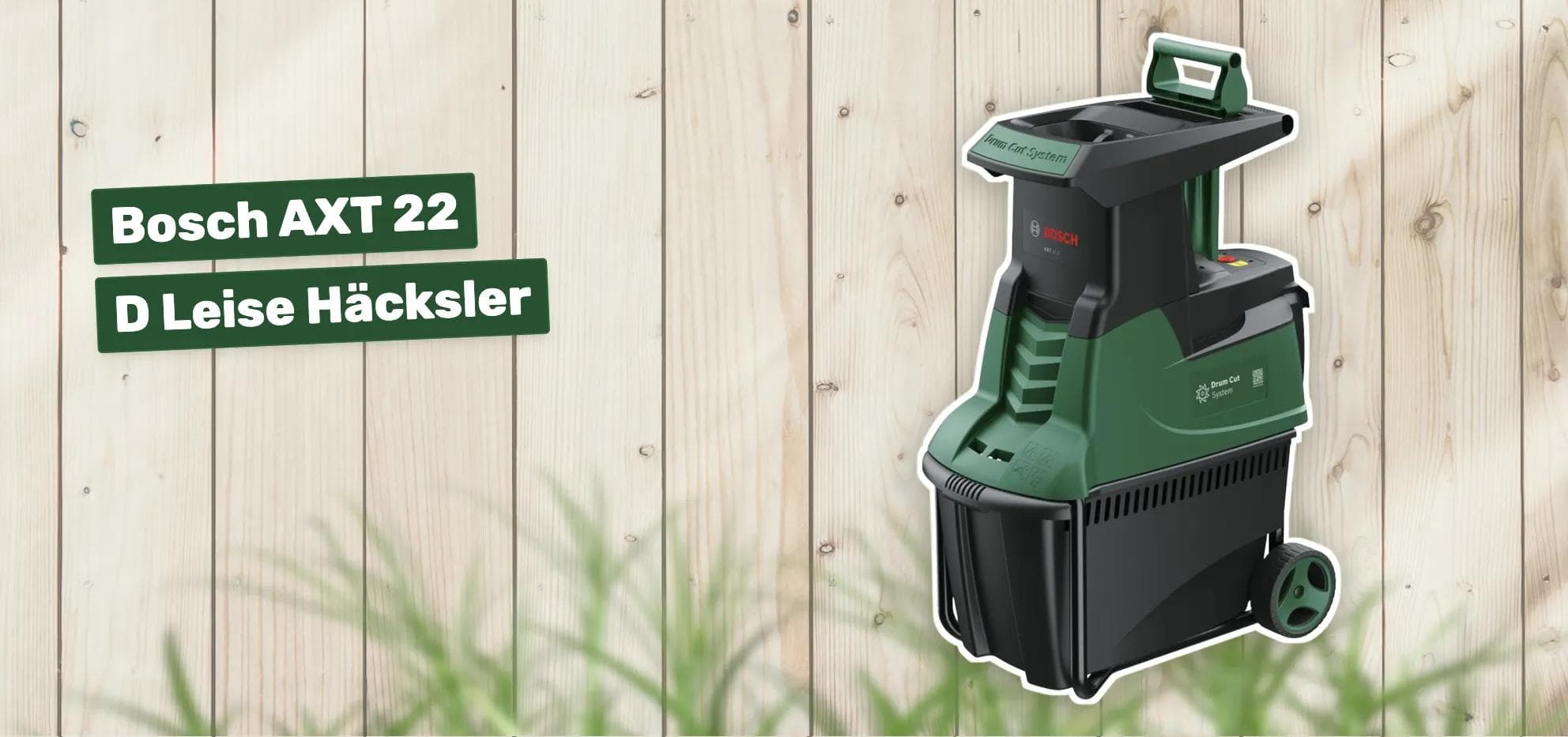 Bosch AXT 22 D Leise Häcksler