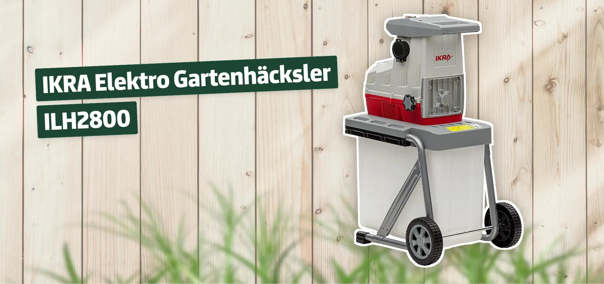 IKRA Elektro Gartenhäcksler ILH2800