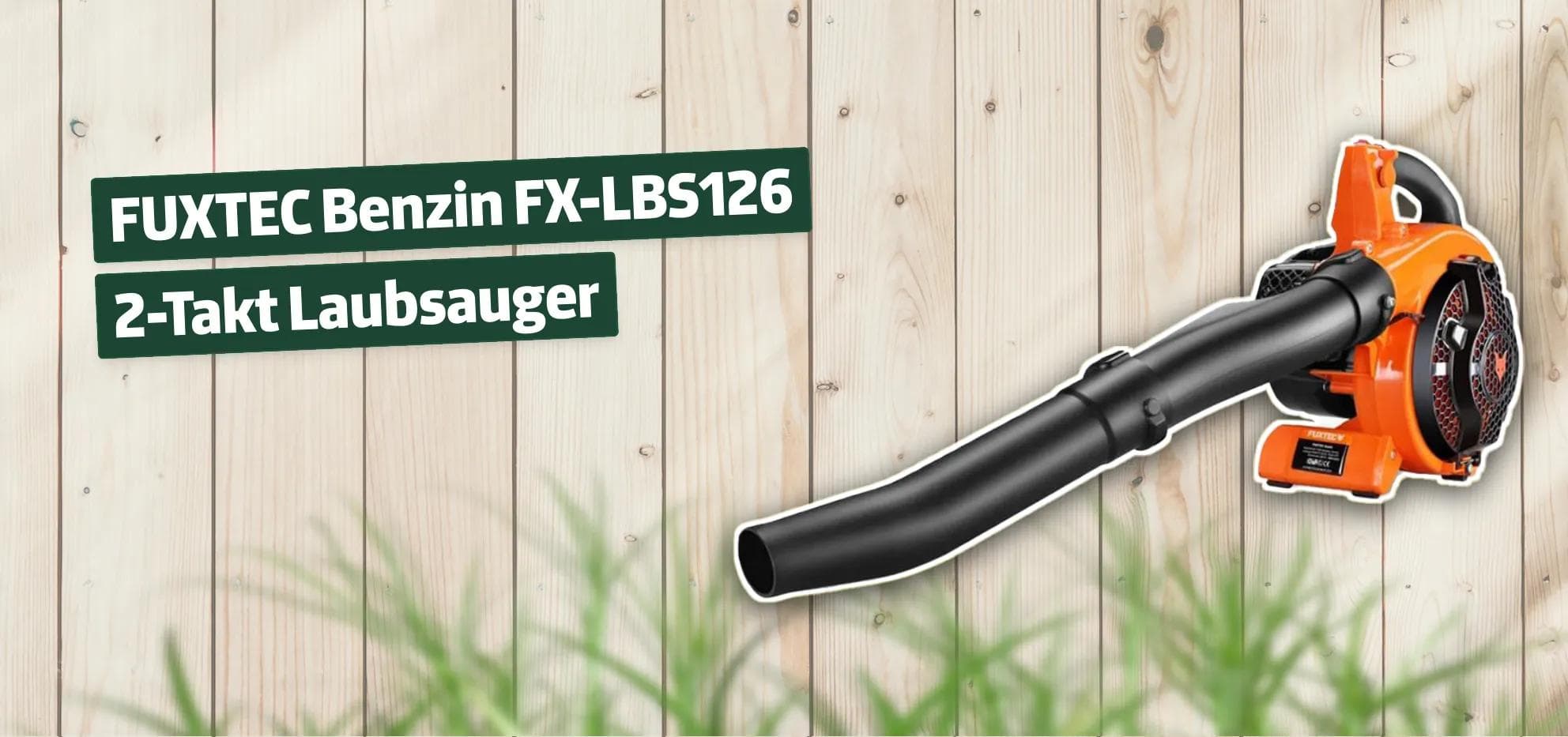 Fuxtec Benzin FX-LBS126 2-Takt Laubsauger
