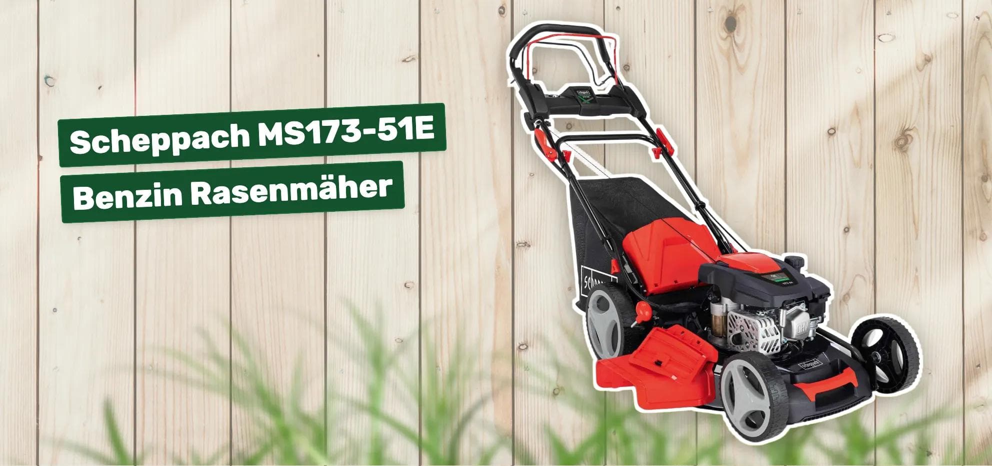 Scheppach MS173-51E Benzin Rasenmäher