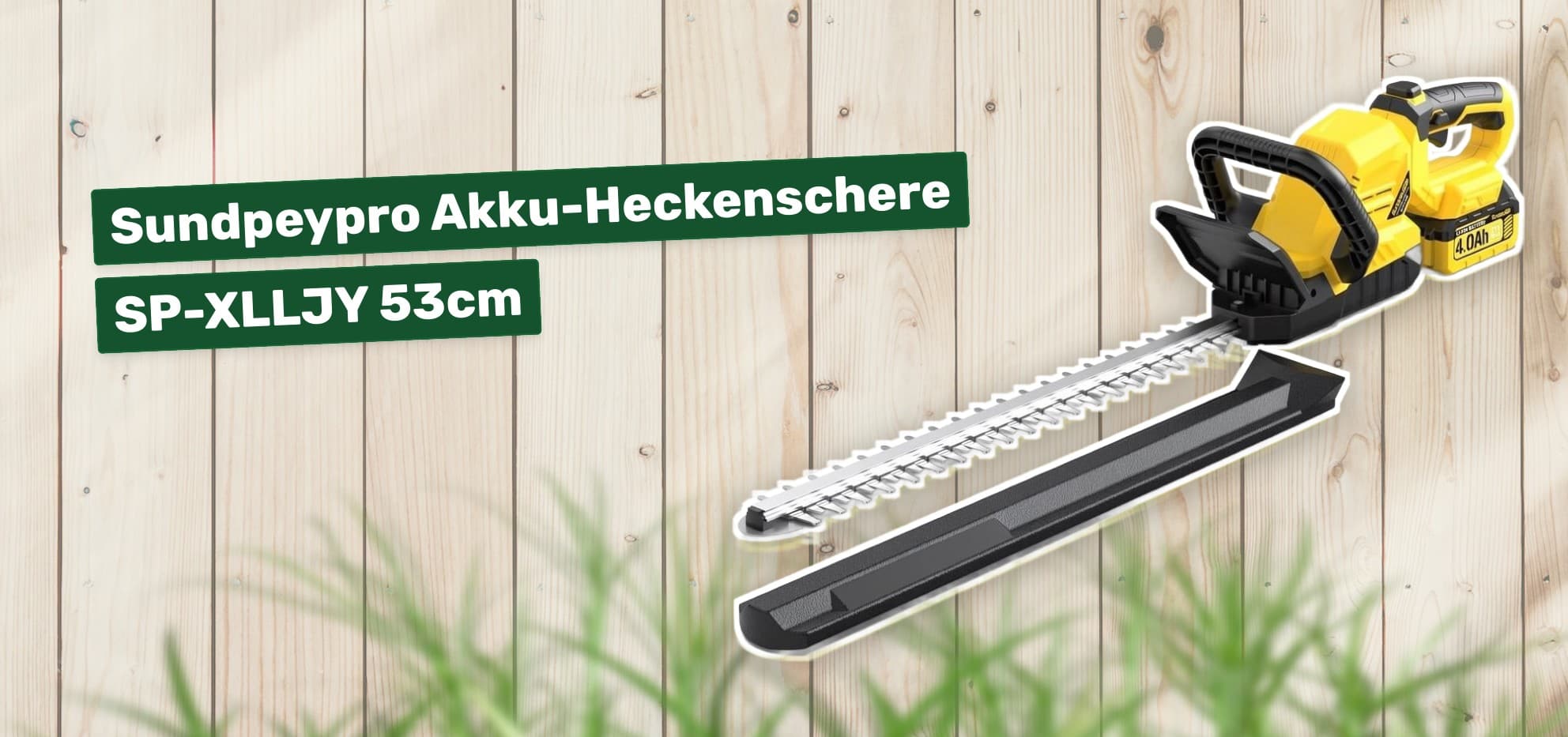 Sundpeypro Akku-Heckenschere SP-XLLJY 53cm