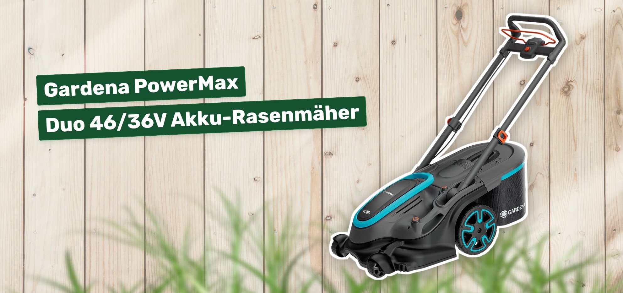 Gardena PowerMax Duo 46/36V Akku-Rasenmäher
