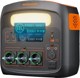 Necespow Tragbare  Powerstation 1102Wh