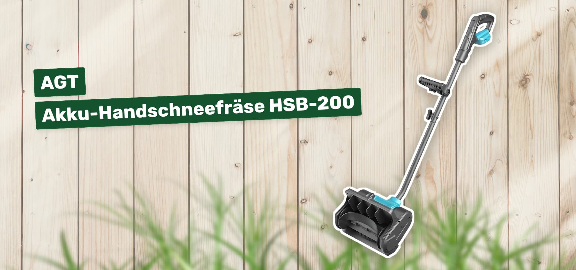 AGT Akku-Handschneefräse HSB-200