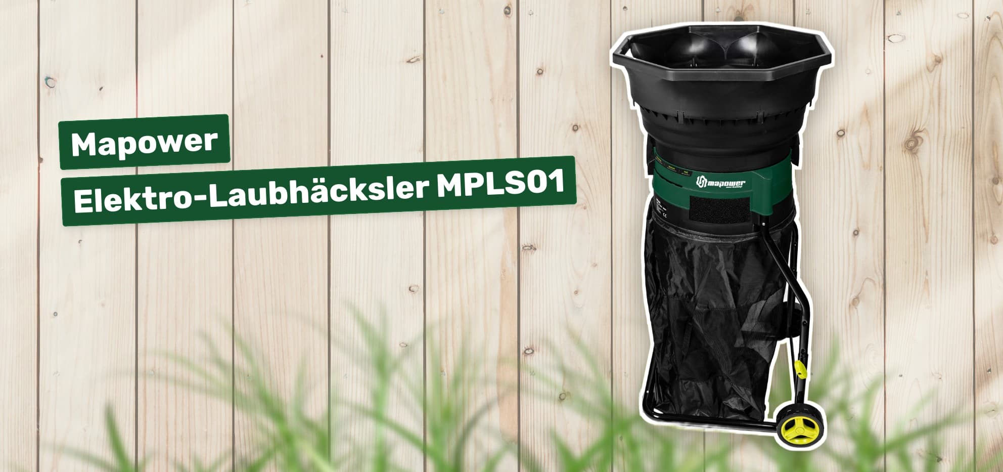 Mapower Elektro-Laubhäcksler MPLS01