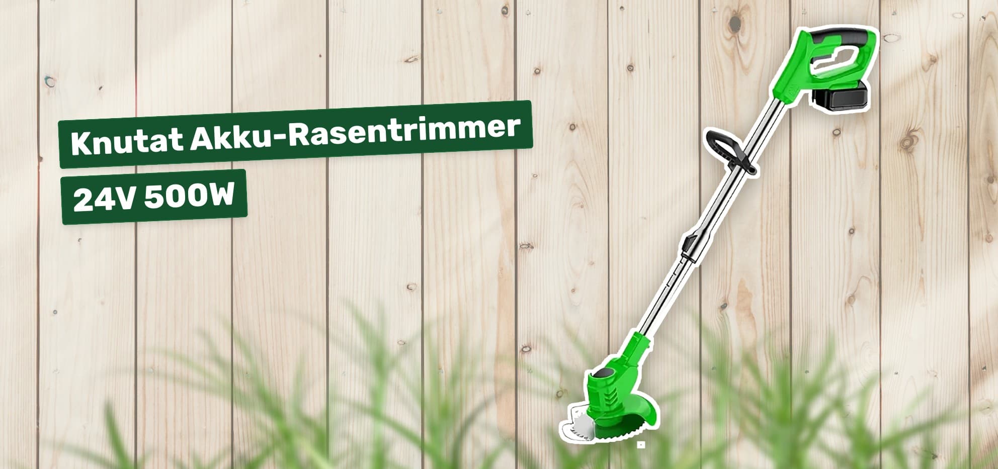Knutat Akku-Rasentrimmer 24V 500W