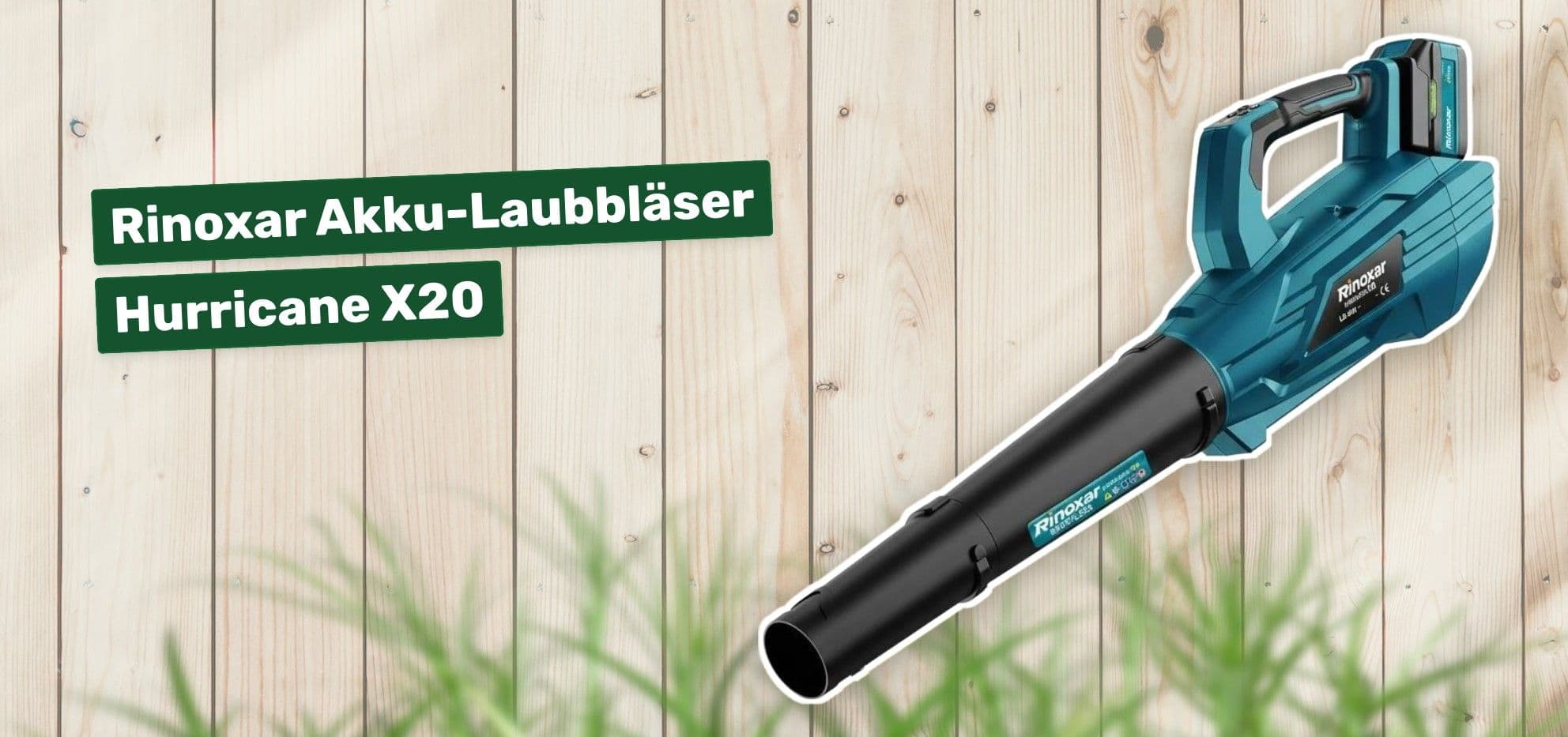 Rinoxar Akku-Laubbläser Hurricane X20