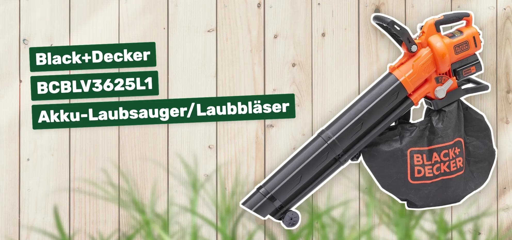Black+Decker BCBLV3625L1 Akku-Laubsauger/Laubbläser