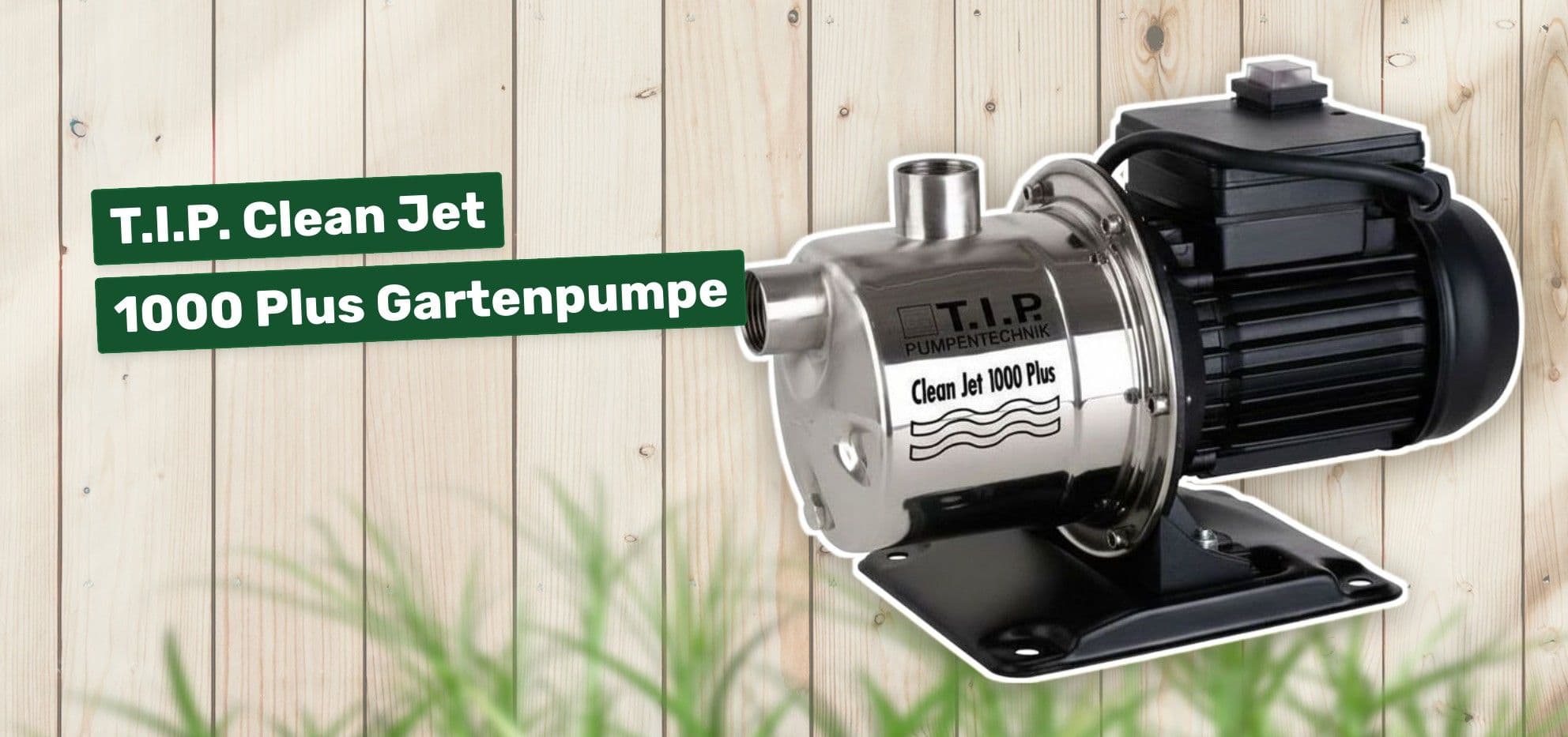 T.I.P. Clean Jet 1000 Plus Gartenpumpe