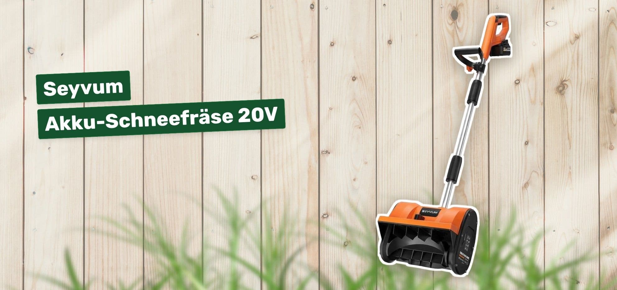 Seyvum Akku-Schneefräse 20V