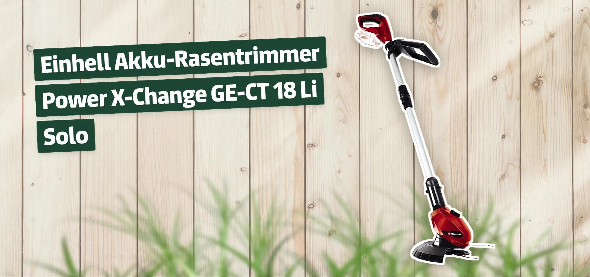 Einhell Akku-Rasentrimmer Power X-Change GE-CT 18 Li Solo