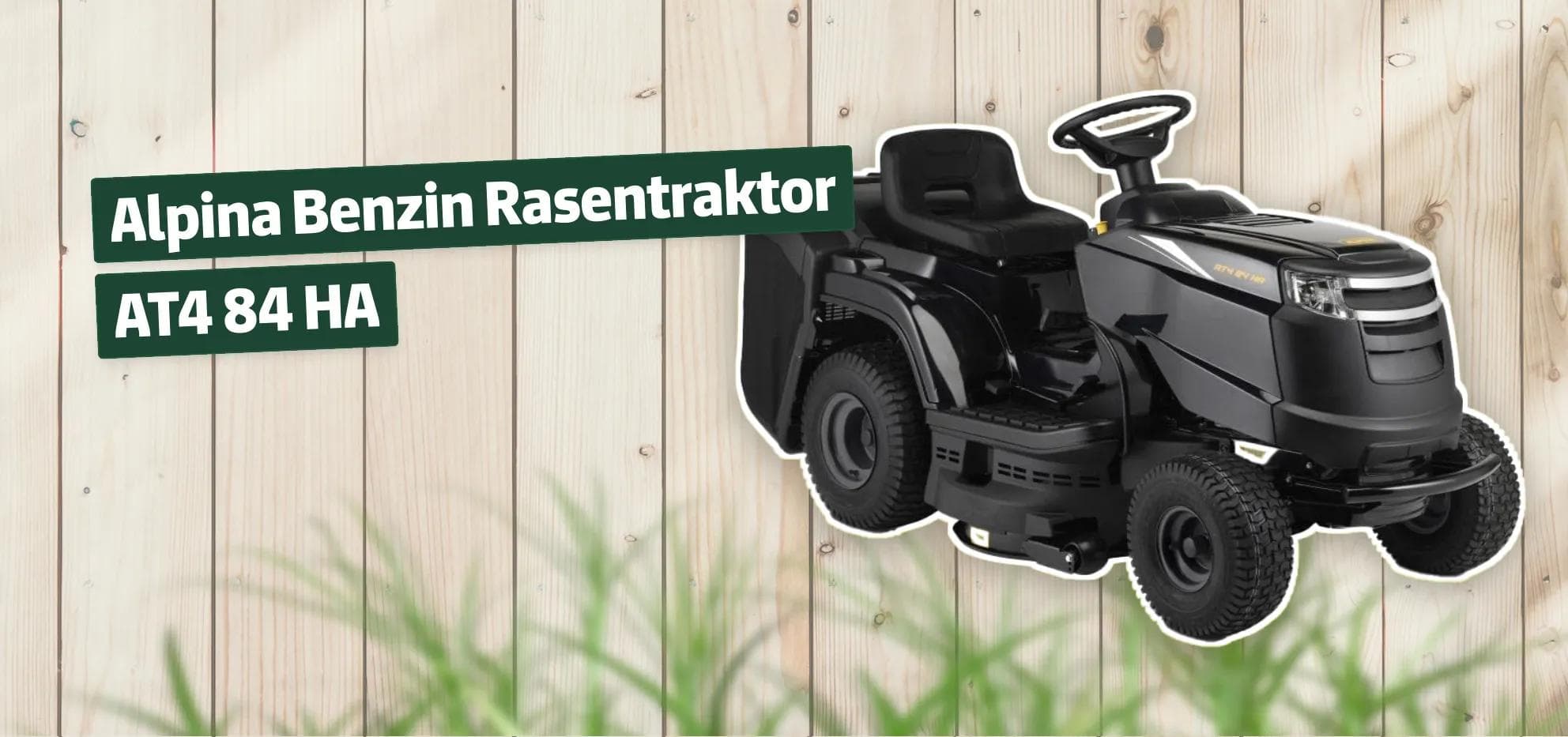 Alpina Benzin Rasentraktor AT4 84 HA