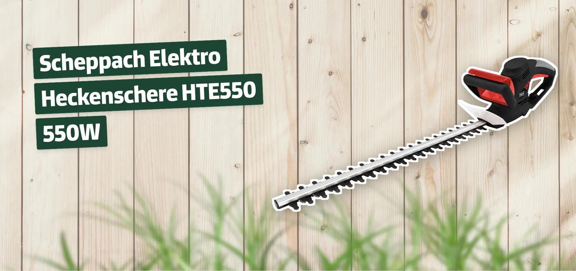 Scheppach Elektro Heckenschere HTE550 550W