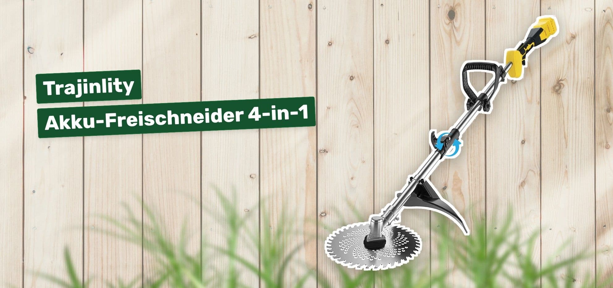Trajinlity Akku-Freischneider 4-in-1