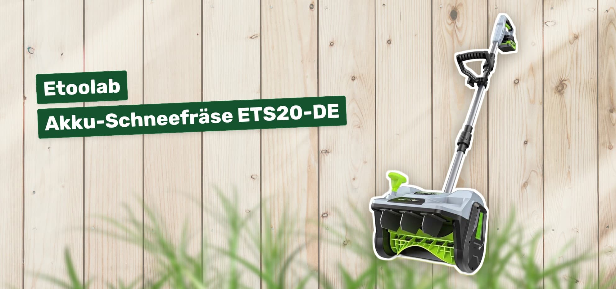 Etoolab Akku-Schneefräse ETS20-DE