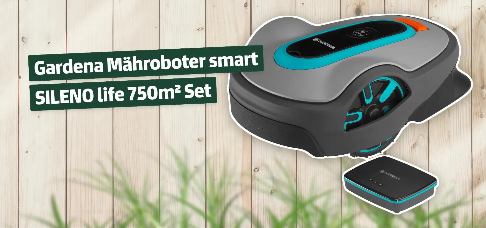 Gardena Mähroboter smart SILENO life 750m² Set