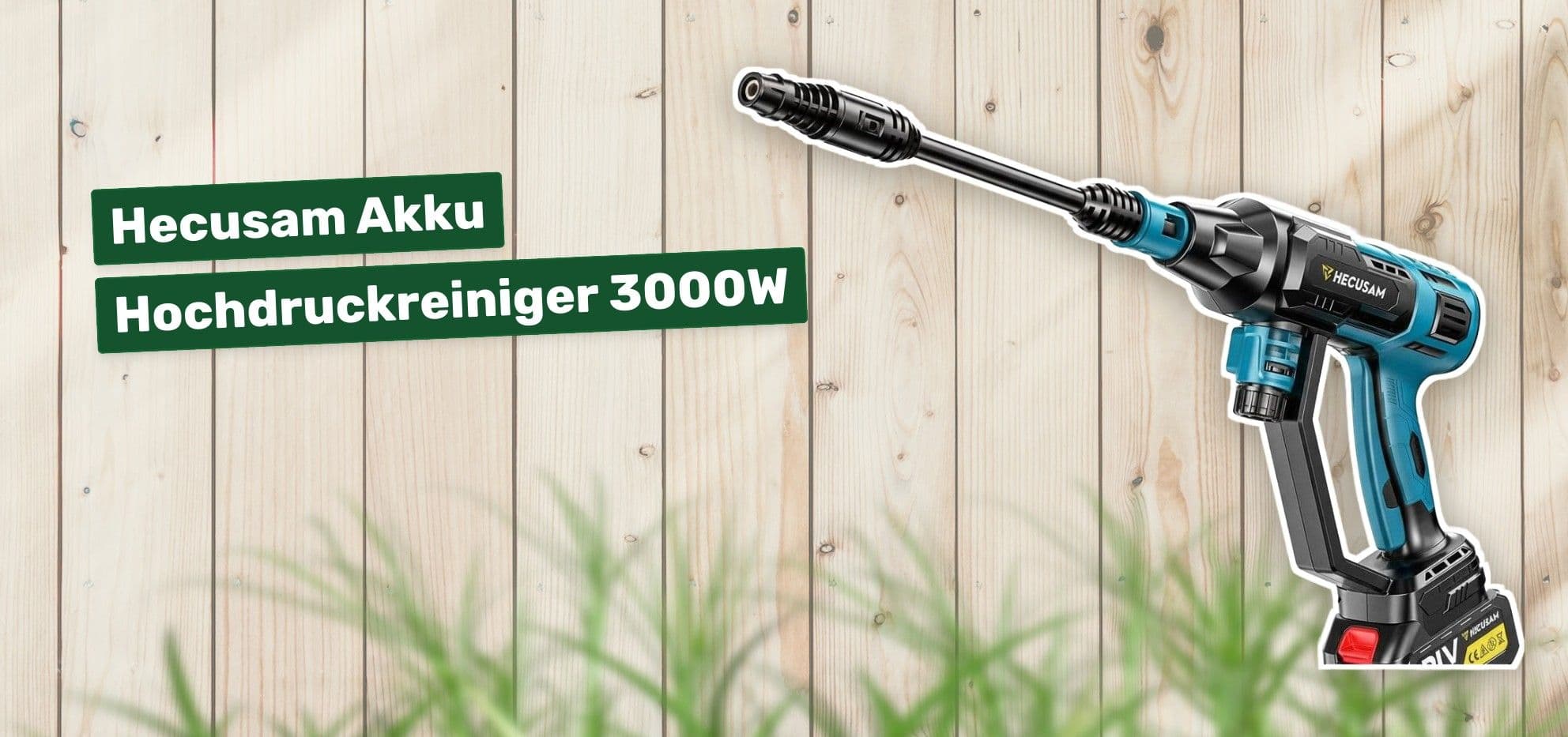 Hecusam Akku Hochdruckreiniger 3000W