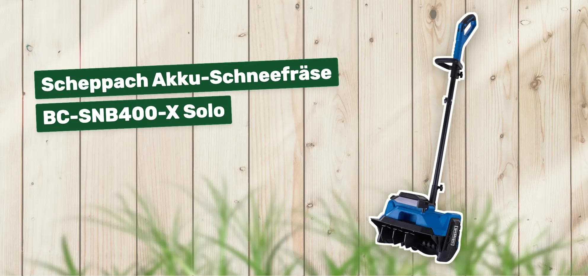 Scheppach Akku-Schneefräse BC-SNB400-X Solo
