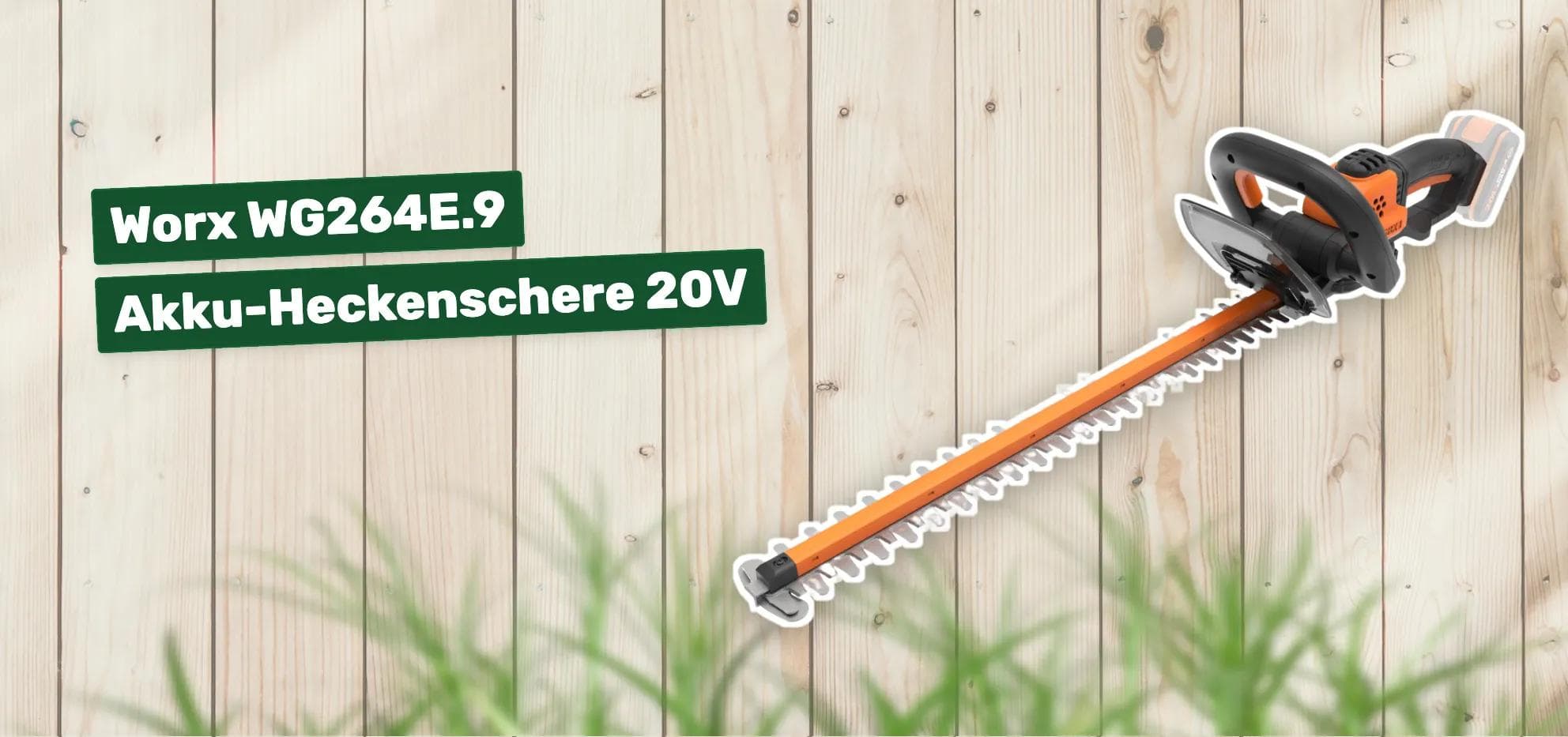 Worx WG264E.9 Akku-Heckenschere 20V