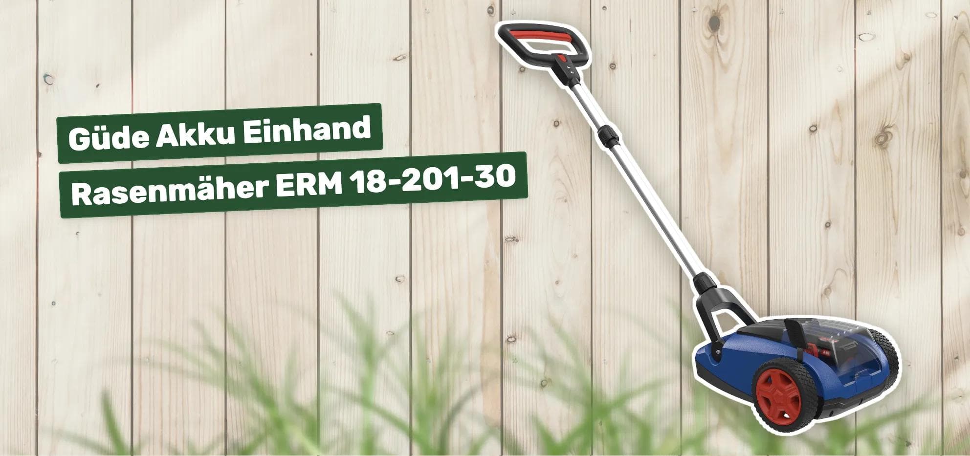 Güde Akku Einhand Rasenmäher ERM 18-201-30