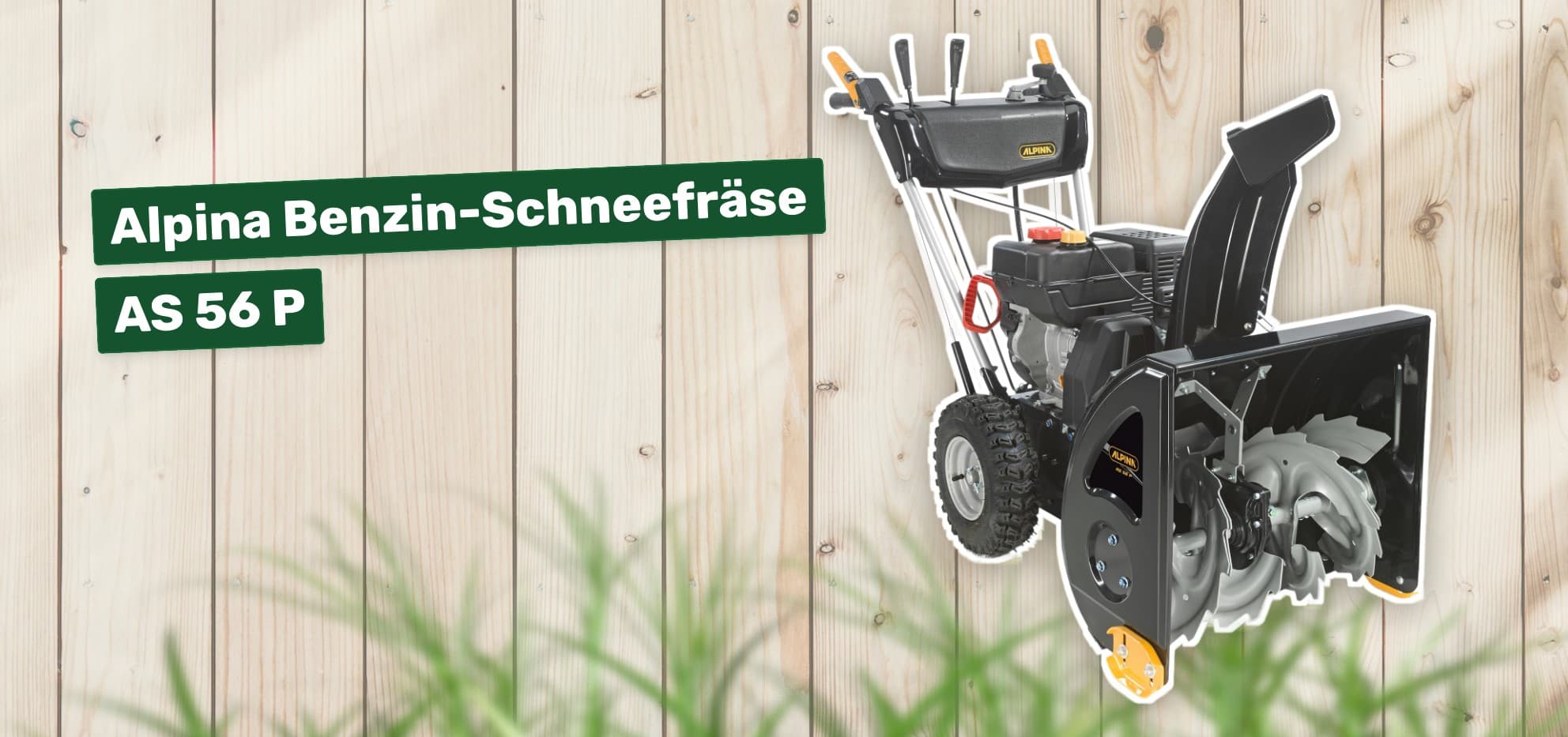 Alpina Benzin-Schneefräse AS 56 P