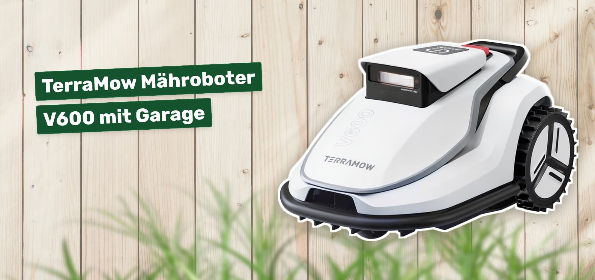 TerraMow Mähroboter V600 mit Garage
