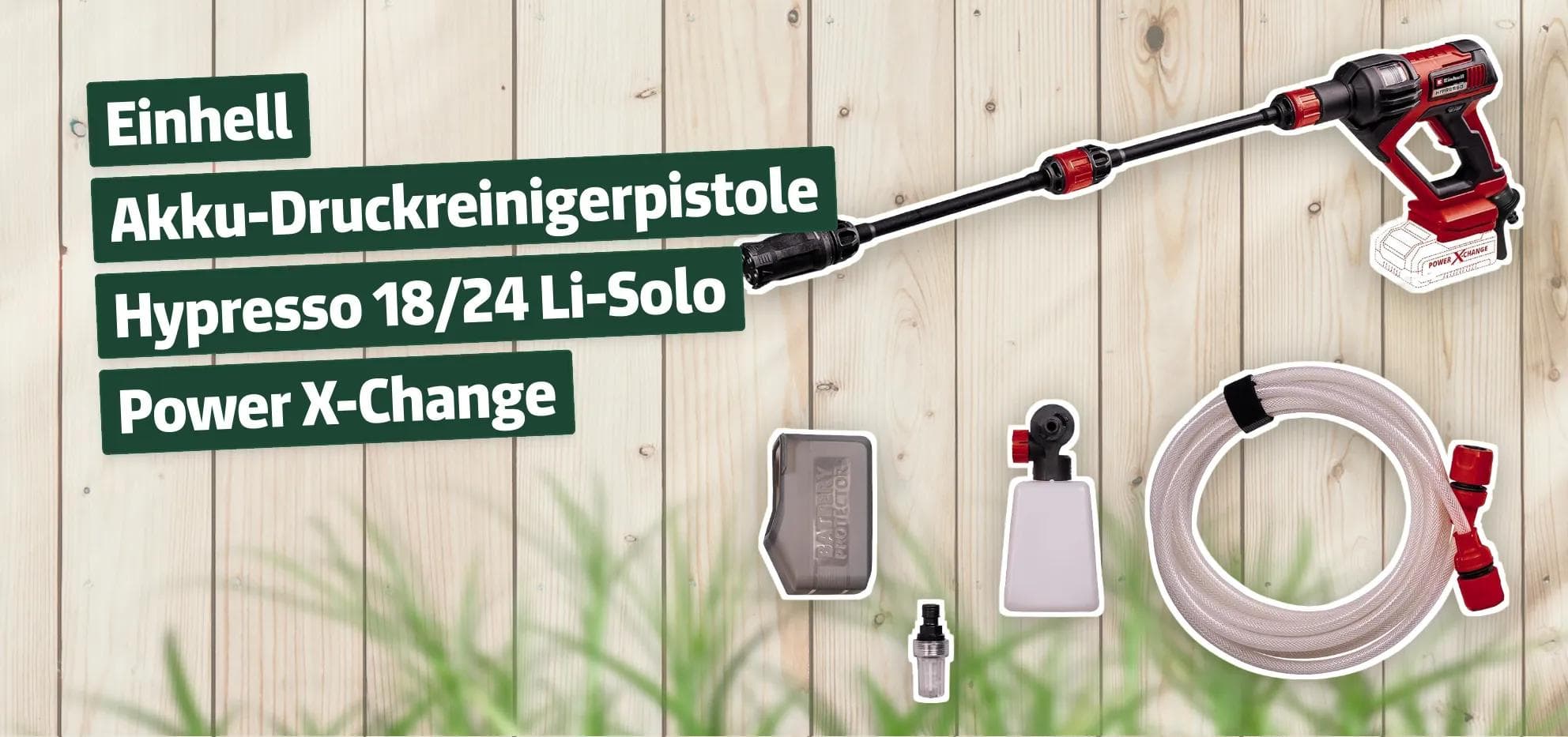 Einhell Akku-Druckreinigerpistole Hypresso 18/24 Li-Solo Power X-Change