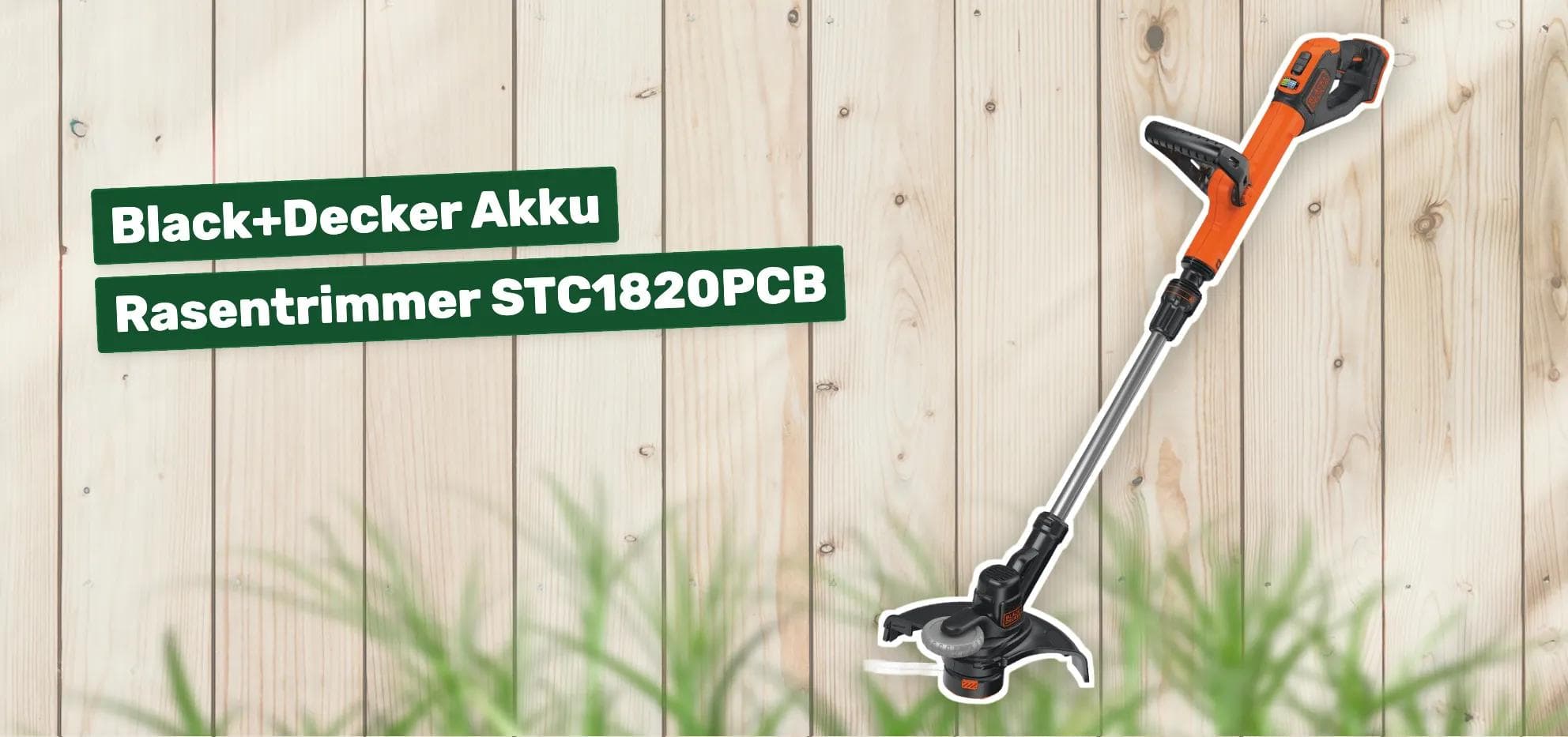 Black+Decker Akku Rasentrimmer STC1820PCB