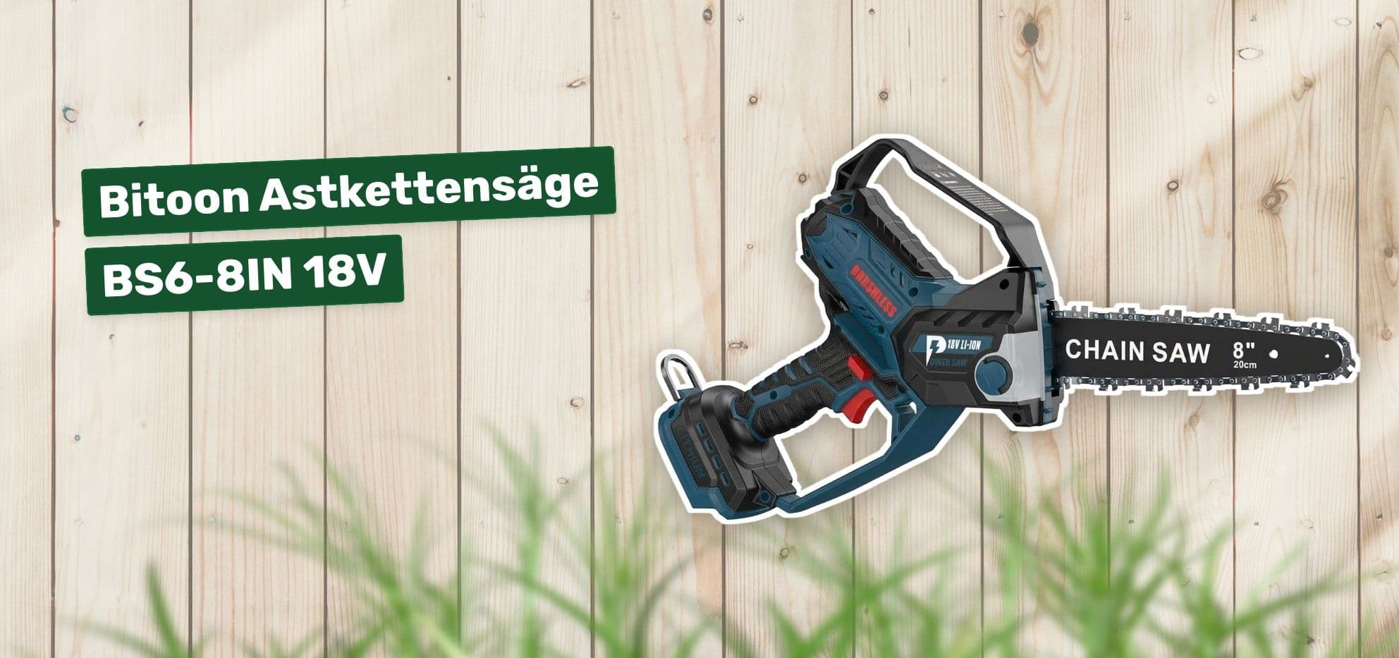Bitoon Astkettensäge BS6-8IN 18V