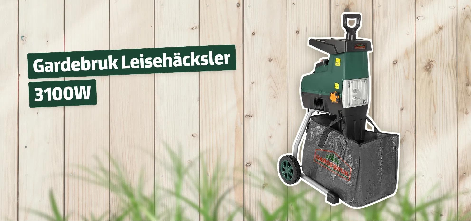 Gardebruk Leisehäcksler 3100W