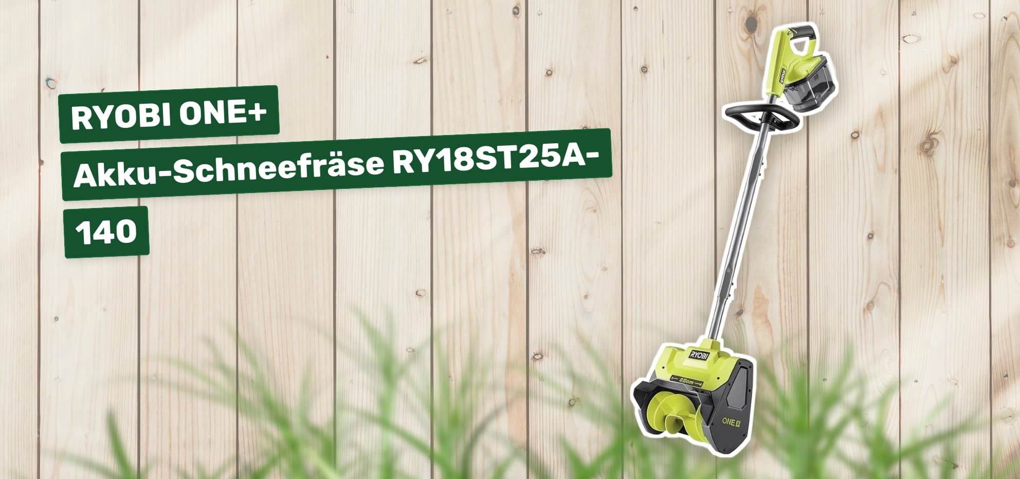 RYOBI ONE+ Akku-Schneefräse RY18ST25A-140