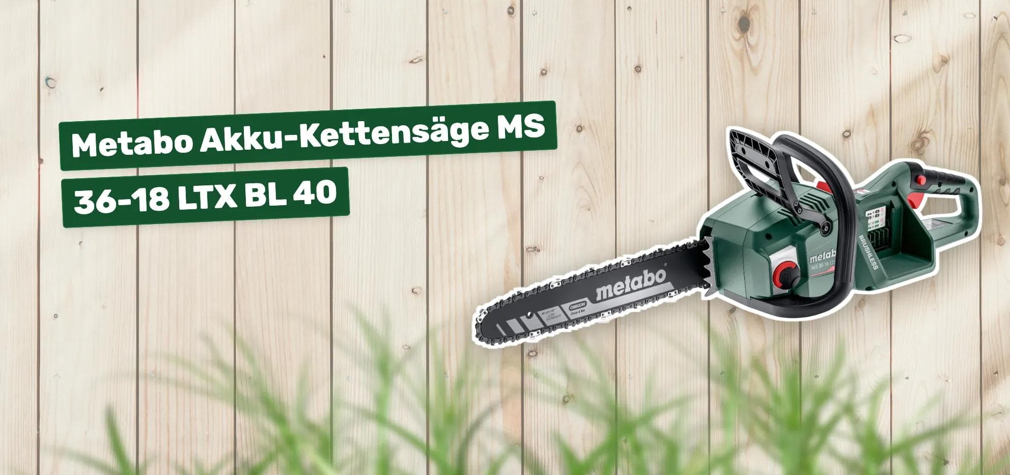 Metabo Akku-Kettensäge MS 36-18 LTX BL 40