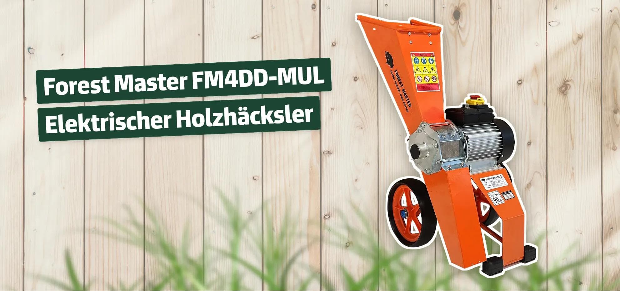 Forest Master FM4DD-MUL Elektrischer Holzhäcksler