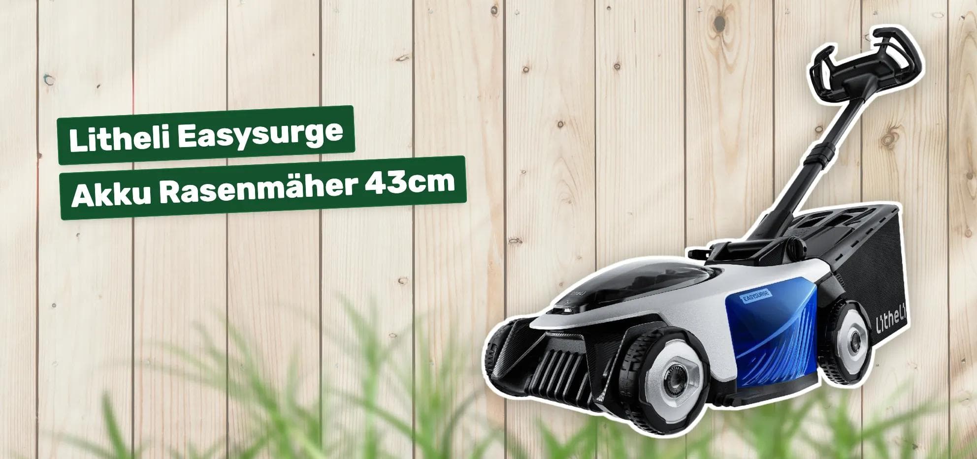 Litheli Easysurge Akku Rasenmäher 43cm